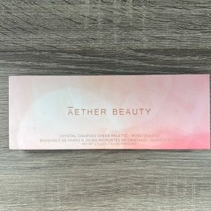 Brand new Aether Beauty crystal charged cheek palette rose quartz